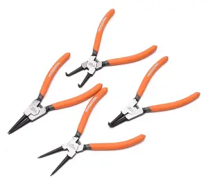 HARDEN 560524, circlip pliers set 4 pcs internal external 180mm straight bent