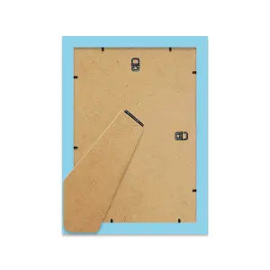 A5 Light Blue Picture Frame Fits A5 (14.8 x 21cm - 5.8 x 8.3in) Poster, Photo, Artwork, or Print.