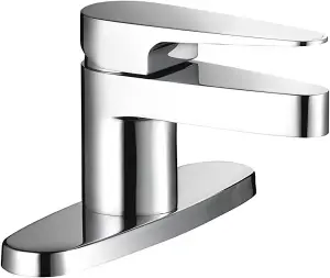 Mira Shower Precision 2.1817.004 Bath Tap + Monobloc Basin Tap Chrome 2.1817.001