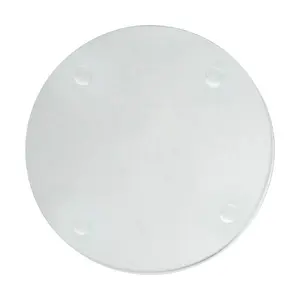 Round Glass Coasters - Clear - Pack of 6 - By Harbour Housewares