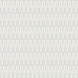 Galerie Geometrix Light Greys Zig Zag Smooth Wallpaper