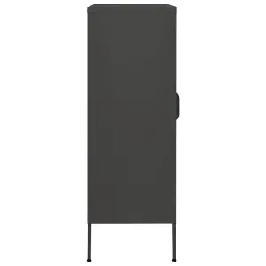 Berkfield Storage Cabinet Anthracite 80x35x101.5 cm Steel