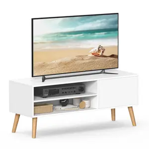 Southville TV Stand for TVs up to 55" White/Natural