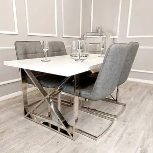 Clarette Dining Table Set with Tiana Chairs / Dining Furniture Set