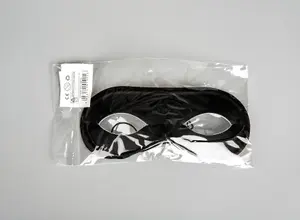 BLACK MASQUERADE DOMINO FACE EYE MASK COSTUME PARTY FANCY DRESS