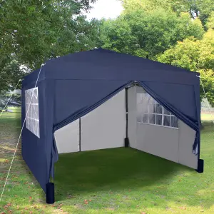 MCC Direct Gazebo 3x3 Pop up with Sides Blue