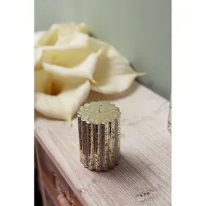 Unscented Pillar Candle 10cm H x 8cm W x 8cm D