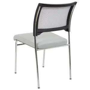 Beliani Retro Set of 4 Chairs SEDALIA Grey