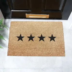 Stars Coir Doormat (60 x 40cm)