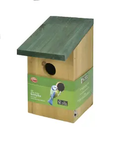 2 x Small Wild Bird Wooden Nesting Box