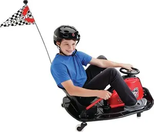 Razor Crazy Cart Electric Go Kart Ride On - Red & Black