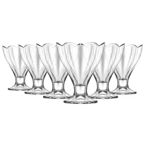 Lily Glass Ice Cream Bowls - 250ml - Pack of 6