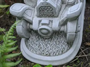 Large Gnome and Trailer Garden Pot Ornament