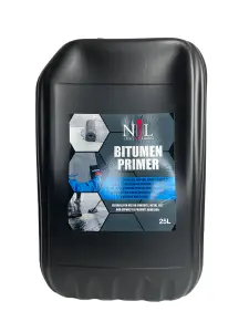 Njl Direct Black Bitumen Primer and sealer for porous surfaces 25L