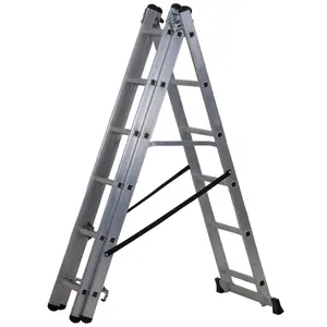 Werner 4-way Aluminium, plastic & rubber Combination Ladder