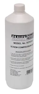 Sealey Screw Compressor Oil 1L SCPO1S