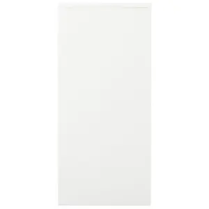 Berkfield Sliding Door Cabinet White 90x40x90 cm Steel