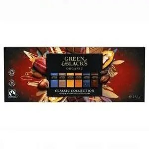 Green & Black's Organic Classic Collection Chocolate Gift 180G