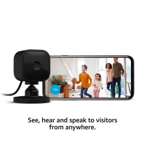 Blink Wi-fi Indoor Swivel & tilt Smart camera in Black