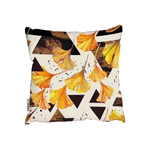 Watercolour in autumn colours (Outdoor Cushion) / 60cm x 60cm