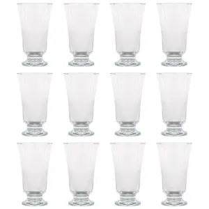 LAV Troya Glass Footed Tumblers - 150ml - Pack of 12