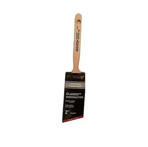 Arroworthy Classic Long Handle Semi Oval Angled Brush - 2 Inch