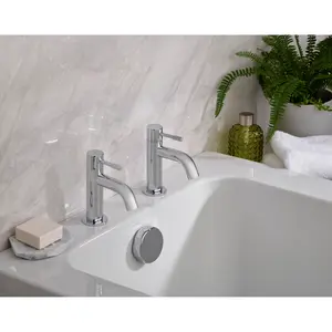 Mila Bath Pillar Tap Chrome