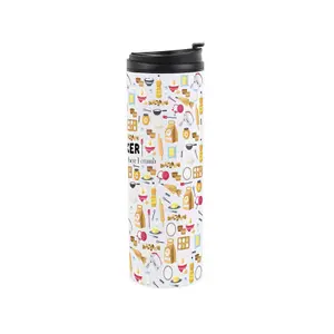 Baker Travel Mug - Novelty Trades Gift Stainless Steel Vacuum-Sealed Double-Walled Hot/Cold Drinks Travel Flask