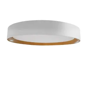 Luminosa Lea LED Ceiling Flush Light 60W 3020Lm 3000K White