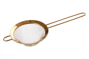 Maison by Premier Alchemist Gold Finish Pointed Mesh Sieve