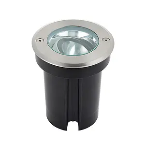 Luminosa Hoxton Integrated LED 1 Light Outdoor Recessed Light Brushed Stainless Steel, Glass IP67