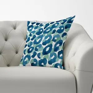 Watercolour Leopard Print Cushions 60cm x 60cm