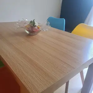 Dining Table With 4 Chairs, Dining Table Room Set 4, Wooden OAK Effect Table Mix Coulur Chairs, Kosy Koala