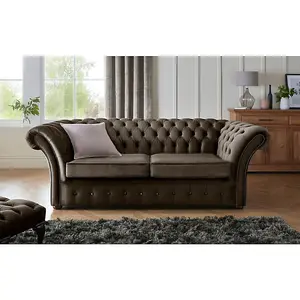 Chesterfield Beaumont 3 Seater Sofa Malta Mushroom 07