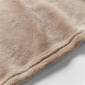 Dunelm Seriously Soft 220cm X 220cm Throw Blanket, Modern, Natural, Cream