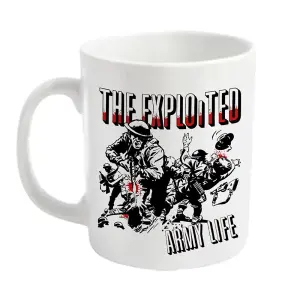 The Exploited Army Life Mug White (One Size)