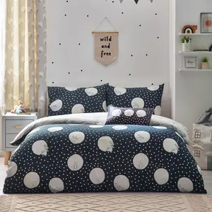 Peter Rabbit™ Spot Me Single Duvet Cover Set, Polyester, Cotton, Charcoal