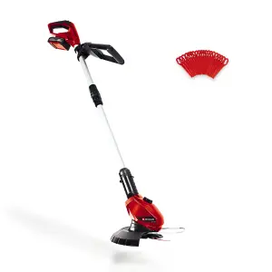 Einhell 24cm Cordless Grass Trimmer 18V With Battery And Charger 20x Spare Blades Tiltable Head Power X-Change - GE-CT 18 Li