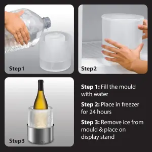 Final Touch Stainless Steel Ice Bottle Chiller