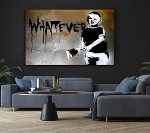 Whatever Kid Canvas Print Wall Art - Medium 20 x 32 Inches