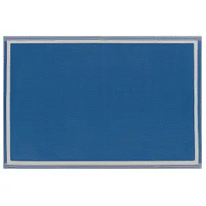 Outdoor Area Rug 120 x 180 cm Blue ETAWAH