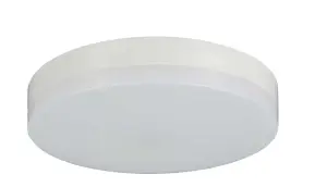 10Watt LED IP44 Slimline Bathroom Ceiling Light Cool White 4000K