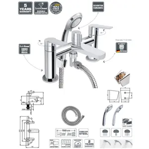 Hommix Rubineta Uno-1/K Bathroom Mixer & Shower