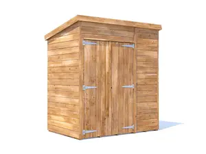 Dunster House Garden Shed 1.8 m x 1.2m Wooden Outdoor Storage Window Overlord Apex Roof