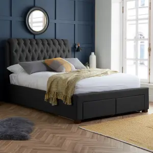 Birlea Valentino Double Bed Charcoal