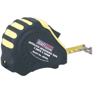 7.5m Autolock Tape Measure with Composite Case and Belt Clip