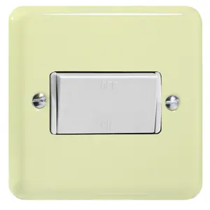 Varilight 10A Fan Isolating Switch (3 Pole) White Chocolate