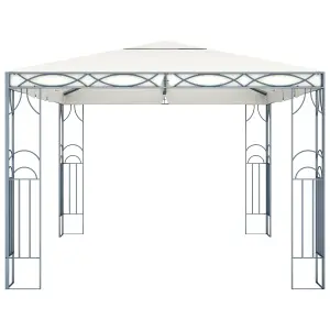 Berkfield Gazebo 400x300 cm Cream