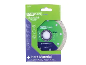 CorePlus HM115 Hard Material Turbo Diamond Blade 115mm