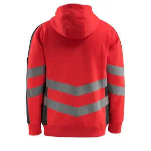 Mascot Safe Supreme Corby Hoodie (Hi-Vis Red/Dark Anthracite)  (Medium)